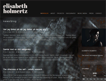 Tablet Screenshot of elisabethholmertz.com